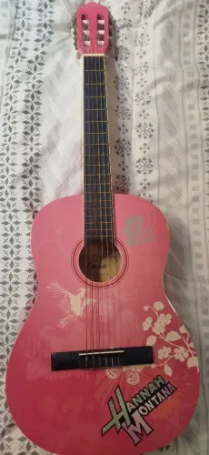Violão infantil rosa Hannah Montana edição limitada 2001