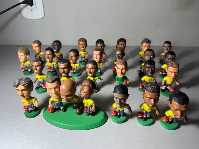 Lote Mini Craques 1998 Coca-Cola + Base Tripla Rara (25 pçs)