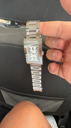 Bvlgari Rettangolo Automático RT45S Aço - Original - Suíço