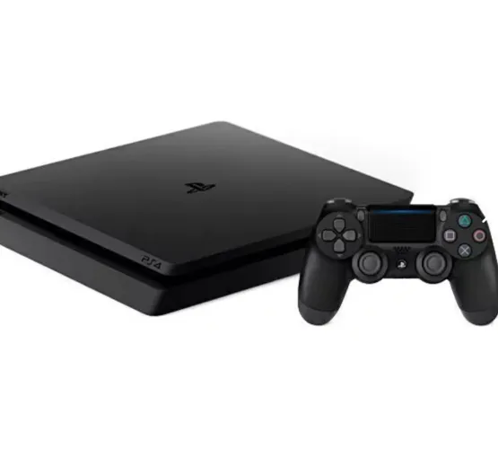 PlayStation 4 Slim 1TB 1 controle Cabos