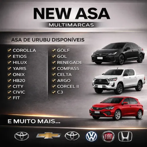 ASA DE URUBU PARA COROLLA HILUX ETIOS YARES ( PADRÃO DE AUTORIZADA)