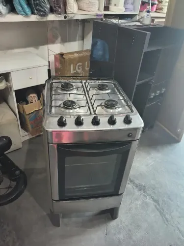 FOGÃO INOX 4 BOCAS USADO R$380 ENTREGA GRÁTIS