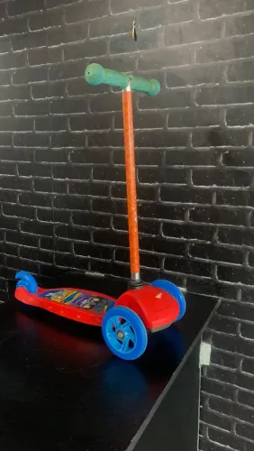 Patinete Infantil 3 Rodas Colorido (Super Estável)