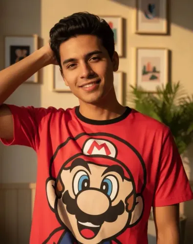 Super Mario World - Epic Universe /Orlando- Camisetas Originais Mario /Luigi /Toad /Bowser
