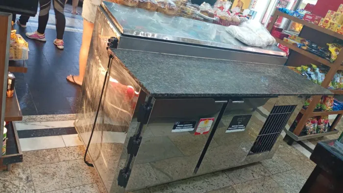 Balcão para pizzaria refrigerado 