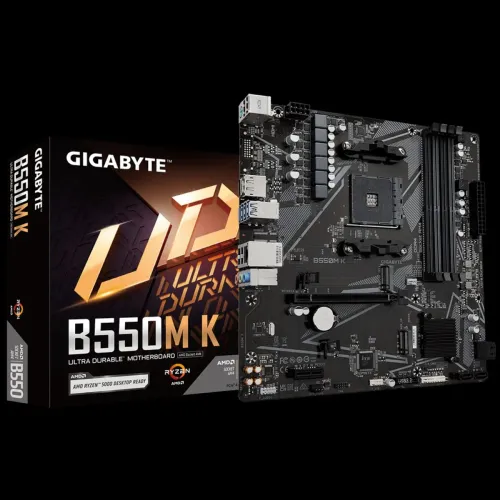 Placa-Mãe Gigabyte B550M K AM4 Nova Lacrada
