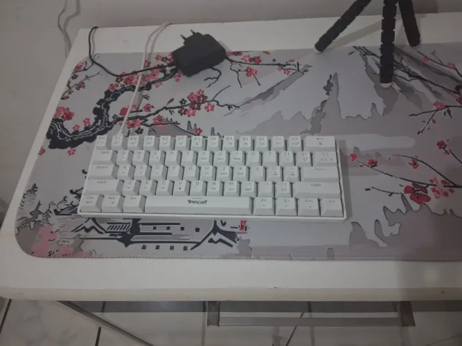 Teclado mecanico switch azul