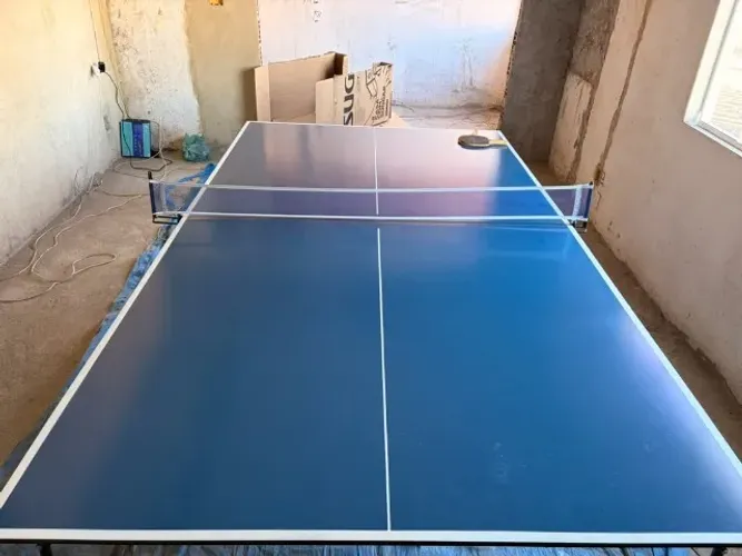 Mesa de Ping Pong Klopf 1009 MDF 15mm Dobrável Azul + Nota Fiscal