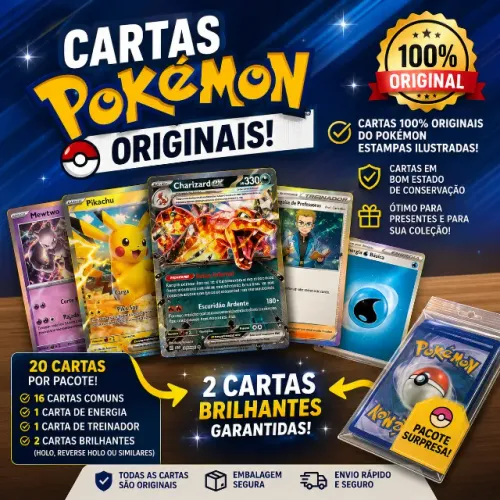 Cartas Pokemon originais