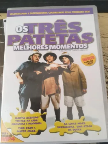 Dvd Os três patetas Melhores momentos