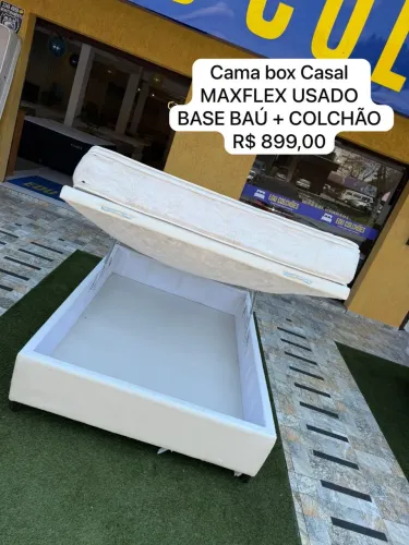 Cama Box Casal MAXFLEX USADO - ENTREGO