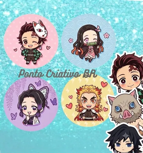 Kit de Bottons Demon Slayer