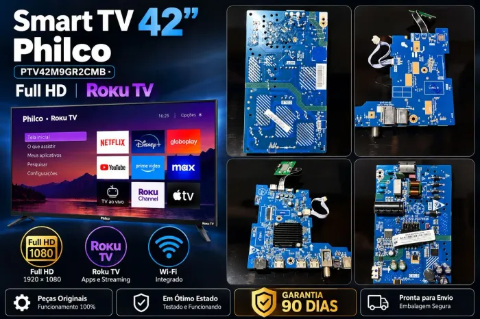 Placas para Smart TV Philco 42? PTV42M9GR2CMB Full HD Roku TV - Garantia 90 Dias