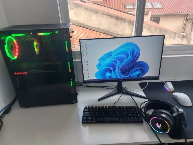 Venda / Troca Pc gamer completo - Ryzen 5 5500, RX 5700xt, 16gb ram