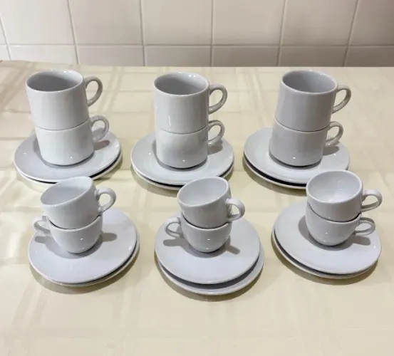 Jogo de xícaras de chá e café Oxford (24 peças)