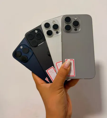 SEMINOVO TODO ORIGINAL IPHONE 15 PRO 128GB CONSULTAR COR E BATERIA