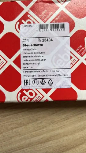Kit corrente de sincronismo Motores VW VR6 códigos AXZ BWS