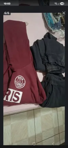 Conjunto moletom masculino tamanho G
