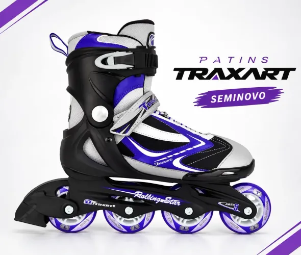 Patins traxart 38 seminovo 