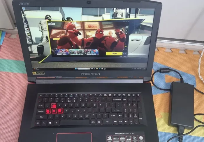 Notebook Gamer Predator i7 16GB nvme 512GB GTX 1060 6GB