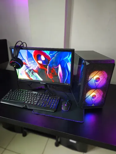 PC Gamer RX 550 16GB RAM SSD | Completo com Monitor