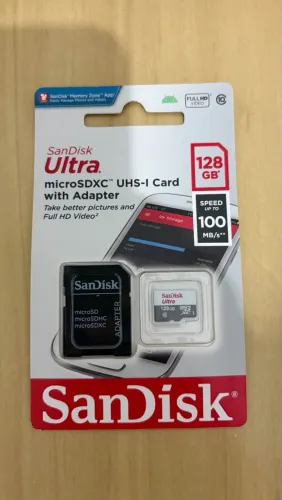 Cartão Memória 128gb sandisk original Ultra 100mbs Sandisk