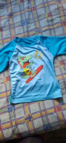 Blusa infantil 1 a 2 de praia