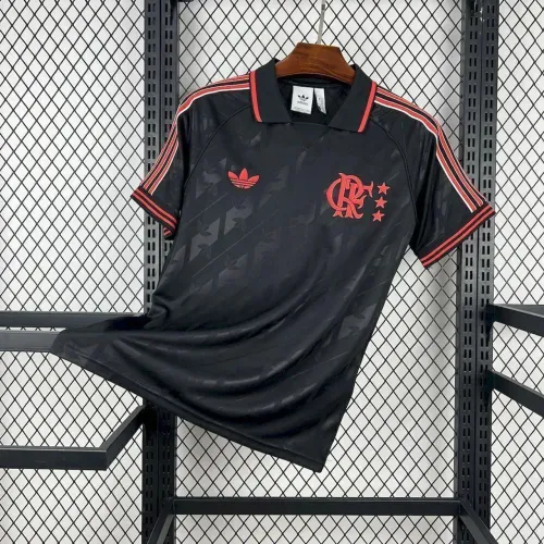 Camisa flamengo preta 2025 adidas lifestyler