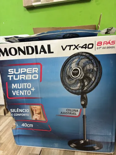 Ventiladores na caixa