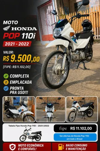 Honda Pop 110i Emplacada