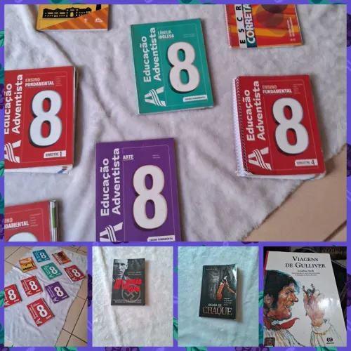 8 ano. -  Livros colégio adventista 