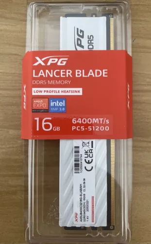 MEMÓRIA 16GB DDR5 XPG LANCER BLADE 6400 MT/s