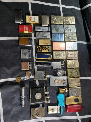 LOTE COLEÇÃO ISQUEIROS ANTIGOS 