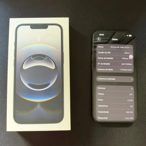 iPhone 16e 256GB - Excelente estado + brindes