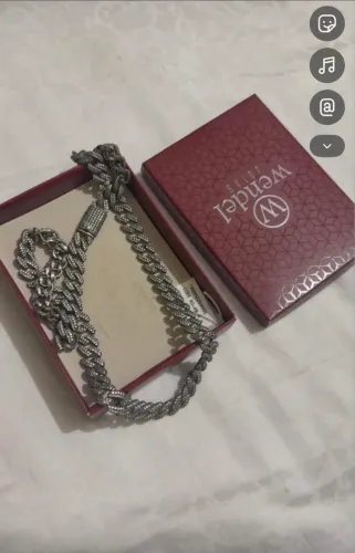 Colar de prata 925 ice cravejada de zircônio 