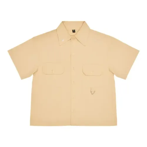 camisa shui capanga triad bege - m