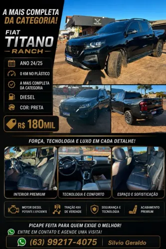 Fiat Titano Ranch 2.2 16V 4X4 TB Diesel Aut. 2025