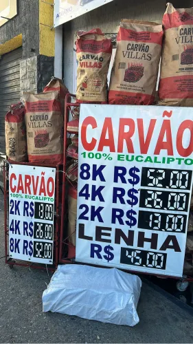 Carvão 2k , 4k , 8k , 10k Lenha e Gelo