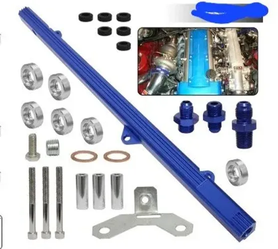 Flauta de combustível billet para motor 2jz gte