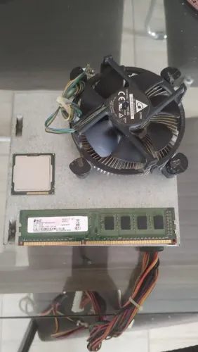 Peças de computador - Memória ram, processador, fonte