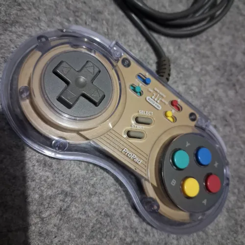 Controle Original Sn Pro Pad P/ Super Nintendo Super Famicom