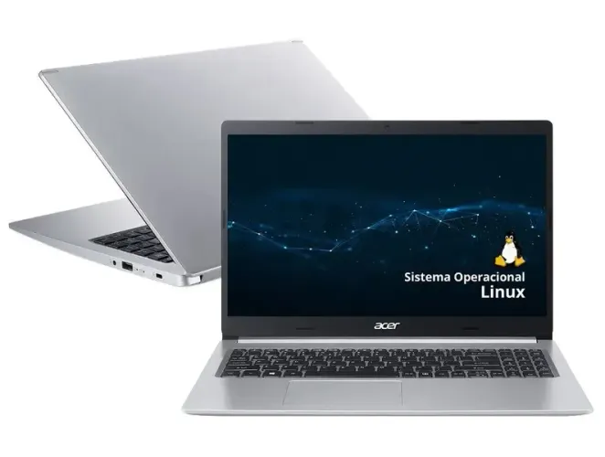 Notebook Acer Aspire 5 A515-45-R478 AMD Ryzen 5-5500U 16GB RAM 512GB SSD 15.6" FHD LED