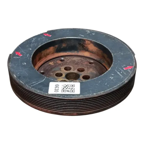 Polia Antivibratoria Virabrequim Mercedes Om 904 C Detalhe