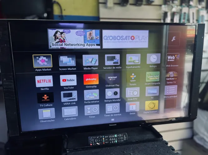 Smart tv Panasonic 43 polegadas com sistema de som diferenciado