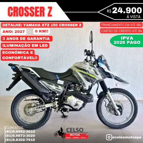 Crosser 2027 0km! Pronta Entrega! Ja emplacada!! Financio48x aceito sua moto