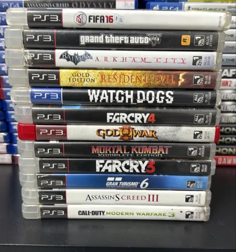 Lote de jogos de Ps3