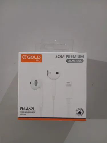 Fone de fio lacrado novo para iphone