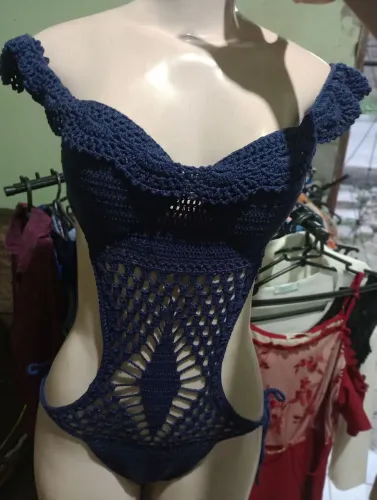 Biquíni de crochê lindo