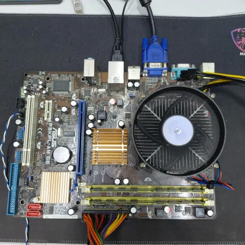 Placa Mãe P5KPL-AM SE + Core 2 QUAD + 4gb
