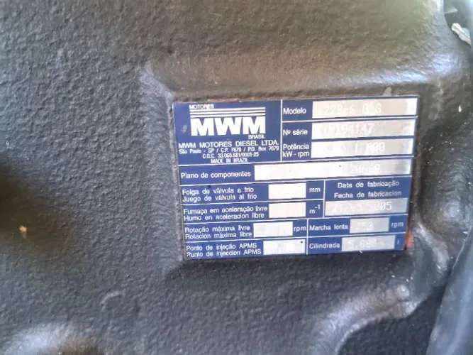 Motor bomba a diesel 